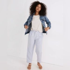 Madewell Linen Blend Track Trousers